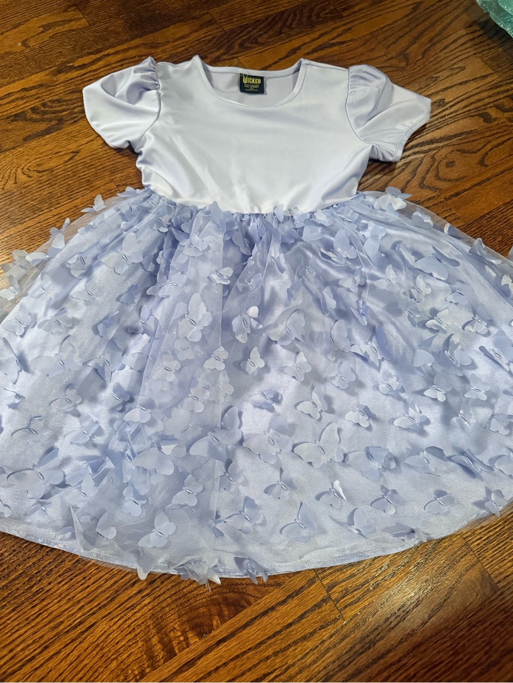 Wicked Lilac Butterfly Tulle Dress for Kids
